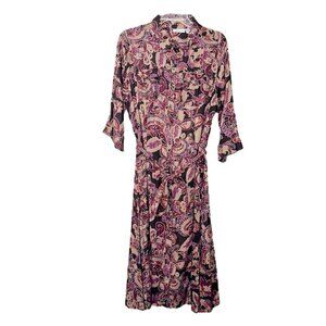 🆕 CROFT & BARROW long sleeve button down dress size 16W
